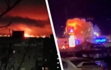 Дрони "рознесли" один з найбільших НПЗ Росії: вирує пожежа (відео)