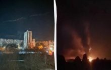 РФ и Крым под массированной атакой: горят нефтебазы и электростанции (видео)