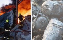 РФ массированно атаковала Одессу: масштабный пожар охватил склад с бойлерами (фото, видео)