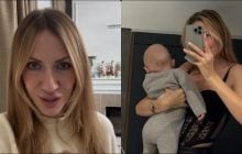 Нікітюк засвітила першу ялинку в житті сина і проговорилася, як ніжно його називає