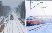 Из-за снегопадов и аварии на железной дороге в Польше затруднено движение поездов