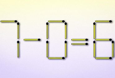 Треба перемістити 2 сірники, щоб рівність стала правильною: швидкий IQ-тест