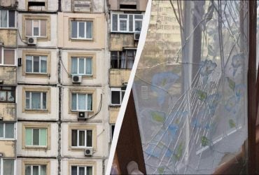 Киевлянка показала, как спасти окно от взрыва: нужны только ткань и крахмал