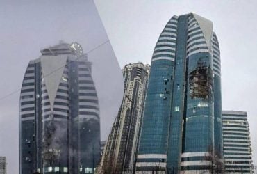 У Грозному в хмарочос влучив дрон, - ЗМІ