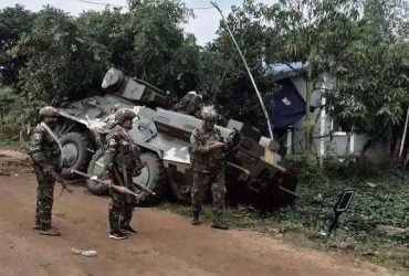 Съехал с дороги: армии Камбоджи удалось захватить тайский БТР украинского производства