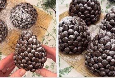 Элементарный десерт без выпечки на Новый год: нежное пирожное Шишки