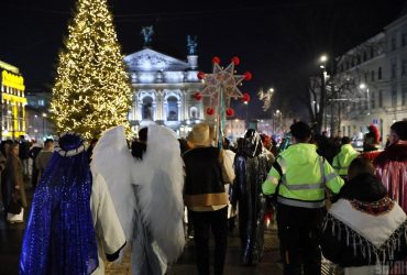 Главная новогодняя елка во Львове