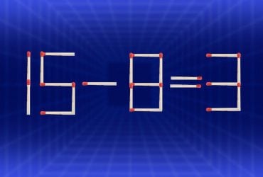 Геніальна загадка: треба перемістити лиш 1 сірник, щоб рівність стала правильною