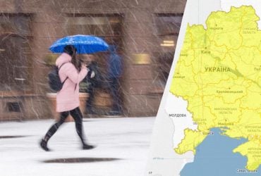 Метели и ветер накрывают Украину: непогода обойдет стороной лишь одну одну область (карта)
