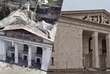 В окупованому Маріуполі відкрили драмтеатр, який РФ зруйнувала в 2022 році авіаударом