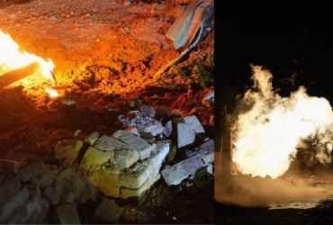 У Запоріжжі після атаки росіян палає об'єкт інфраструктури