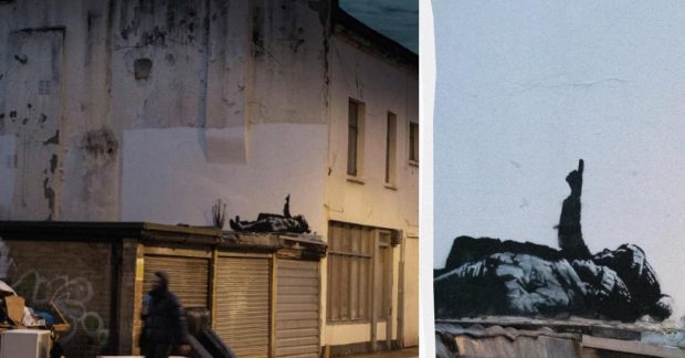 новий мурал Banksy помітили у Лондоні