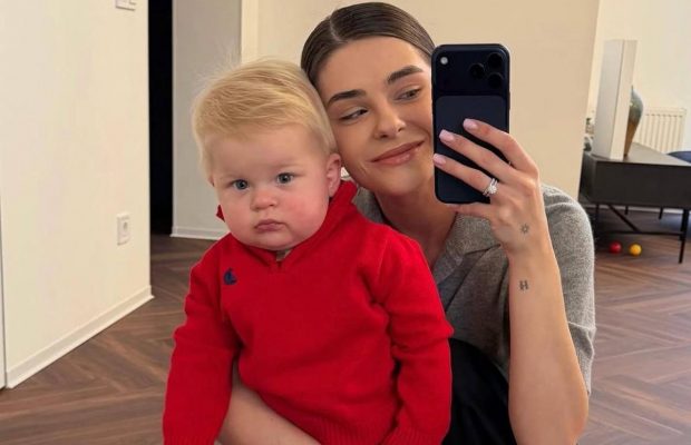 "Любим безгранично": жена Остапчука трогательно поздравила сына с праздником (видео)