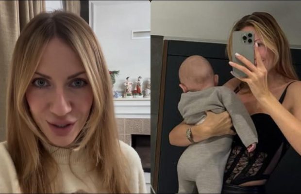 Нікітюк засвітила першу ялинку в житті сина і проговорилася, як ніжно його називає