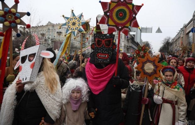 У Києві пройшла Різдвяна хода, присвячена захисникам України (фото)