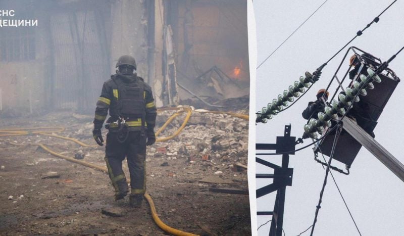 Из-за ночной атаки РФ более миллиона украинцев остались без электроснабжения, - МВД