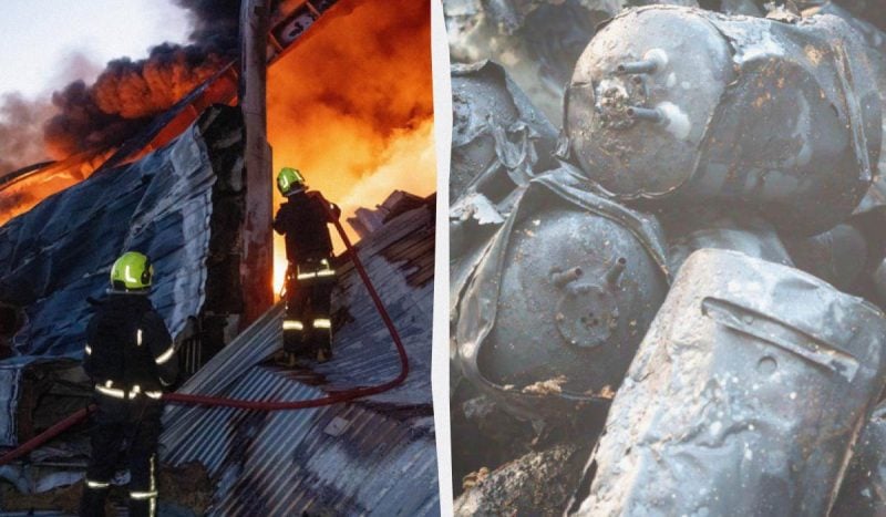 РФ масовано атакувала Одесу: масштабна пожежа охопила склад із бойлерами (фото, відео)