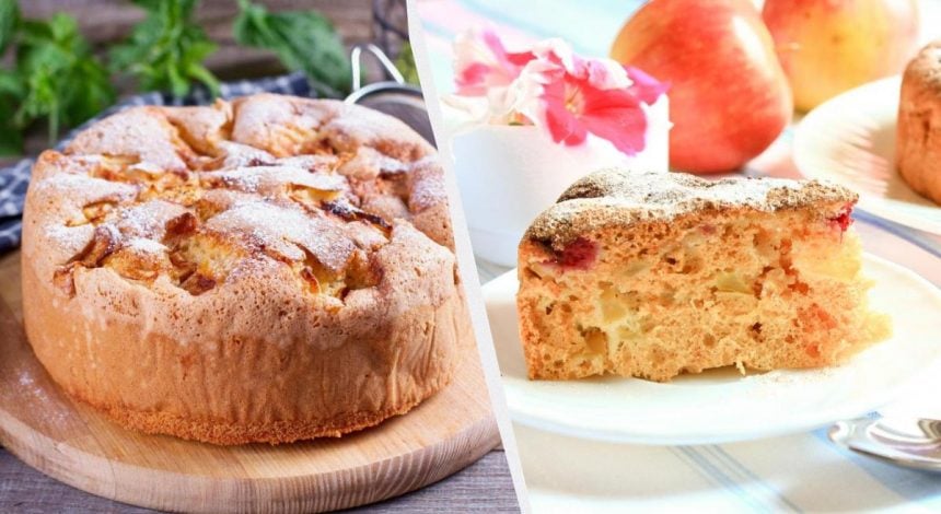 Всіма улюблена яблучна шарлотка на кожен день: тісто замішується 5 хвилин