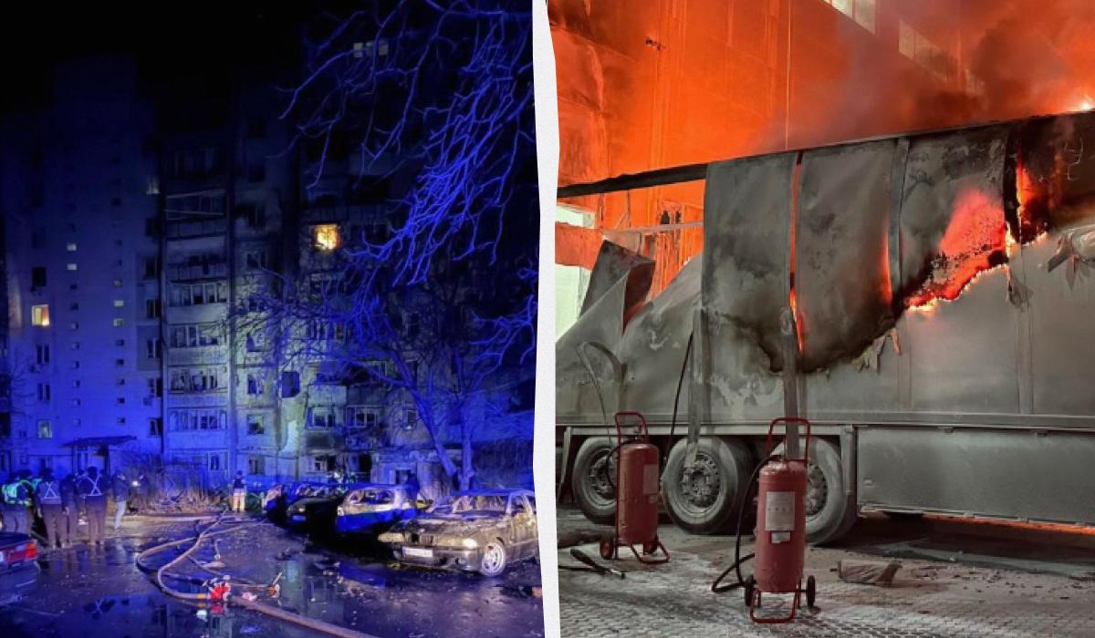 колаж УНІАН, фото - Сергій Лисак, ДСНС Одеської області