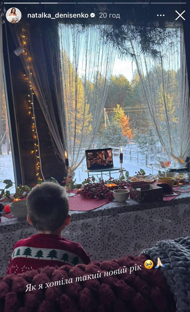 Денисенко показала, как встретила Новый год с избранником (фото)