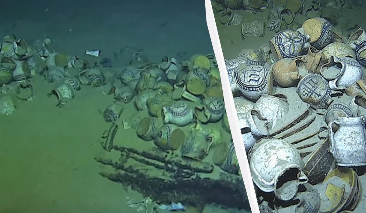 На дне Средиземного моря нашли 'капсулу времени' - неповрежденный груз торгового судна На дне Средиземного моря нашли 'капсулу времени' - неповрежденный груз торгового судна