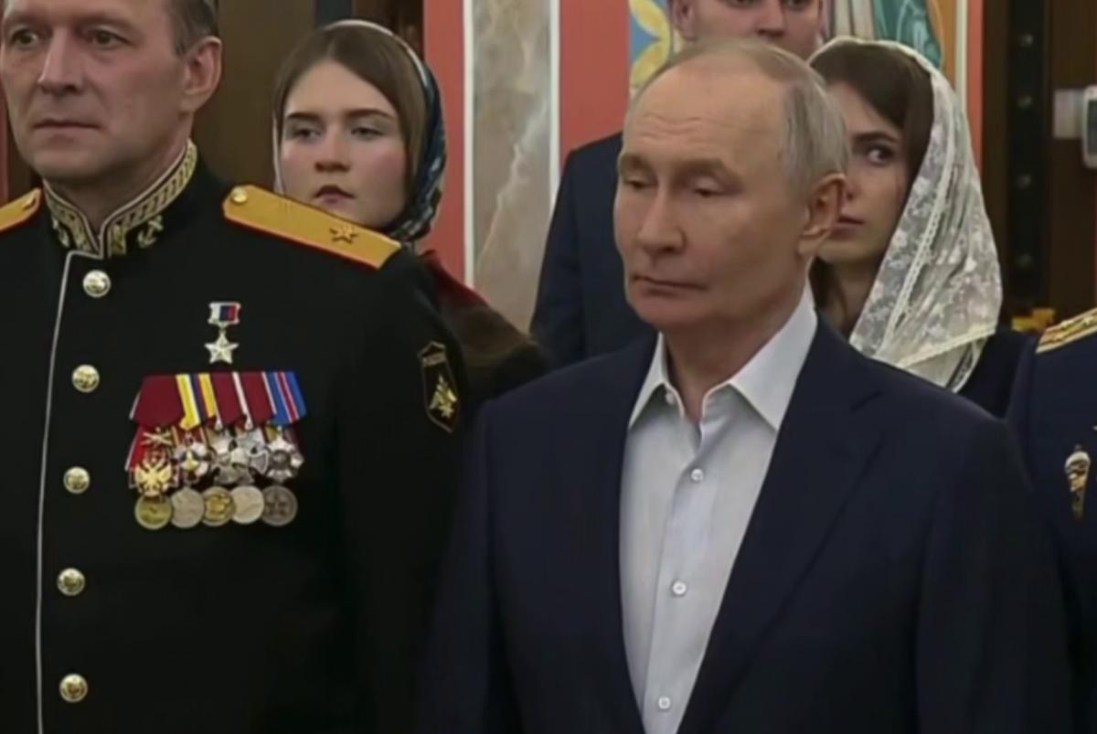 Путін у церкві заявив, що учасники війни виконують 'святу місію Господа'