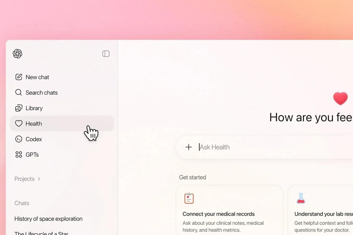 В ChatGPT появился новый режим для медицинских консультаций с чат-ботом В ChatGPT появился новый режим для медицинских консультаций с чат-ботом