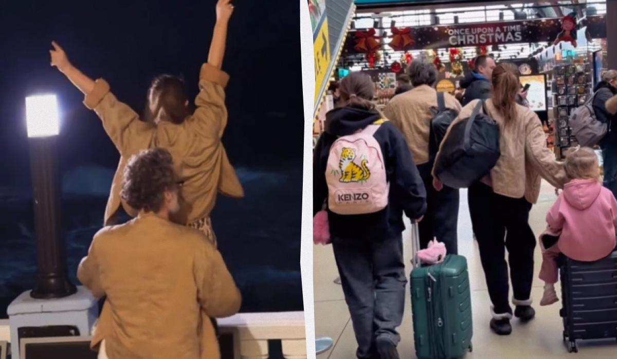 Могилевская с мужем и детьми уехали в отпуск: куда они направляются (видео)