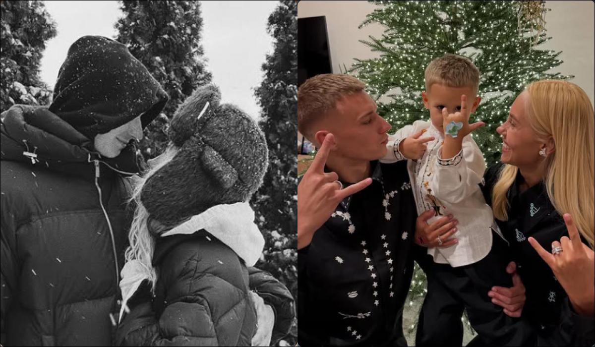 The fiance of Dasha Kvitkova showed her mother and grandmother: what the family of football players look like (photo)