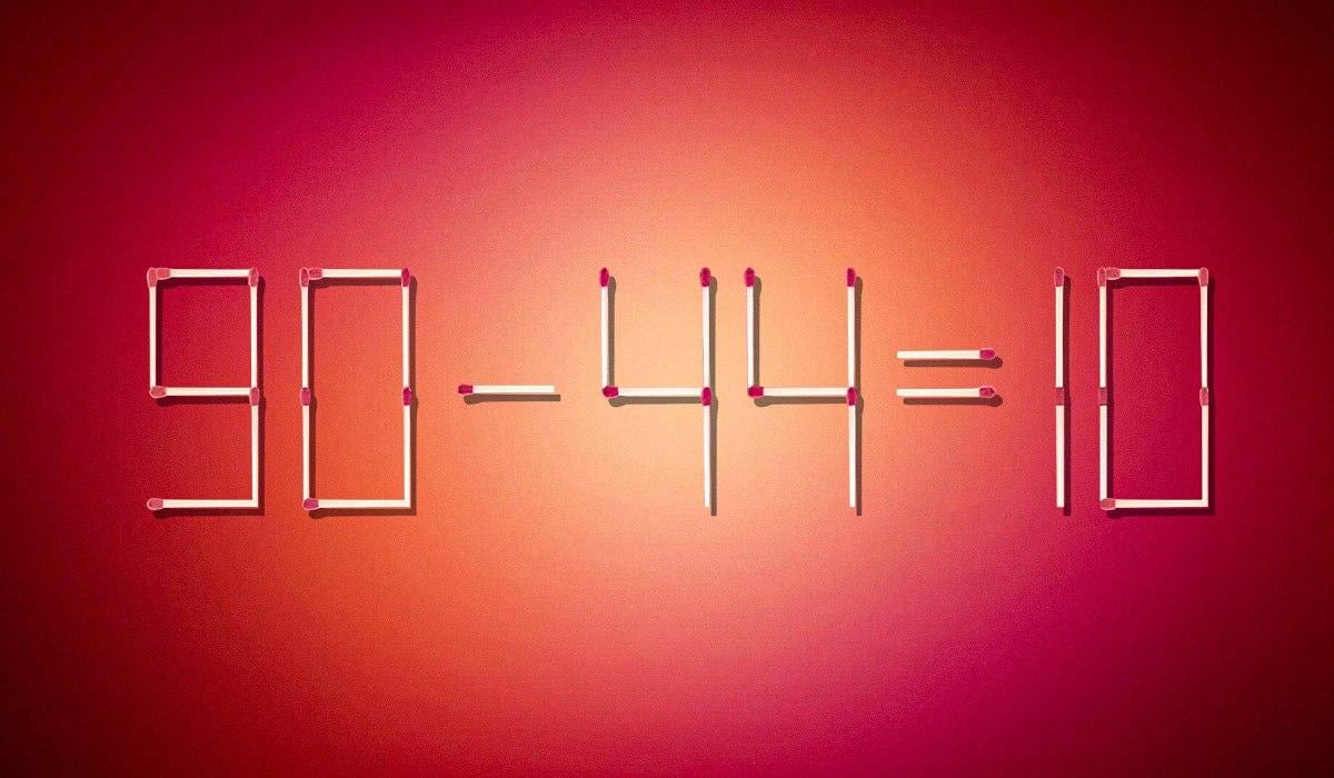 Куди перемістити 2 сірники, щоб рівність стала правильною: непросте завдання