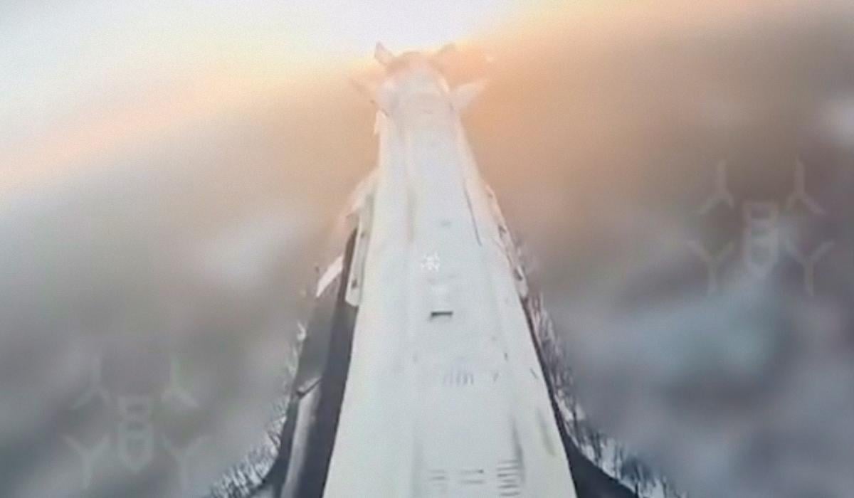 Український дрон вполював реактивний 'Шахед' із ракетою Р-60 (відео)