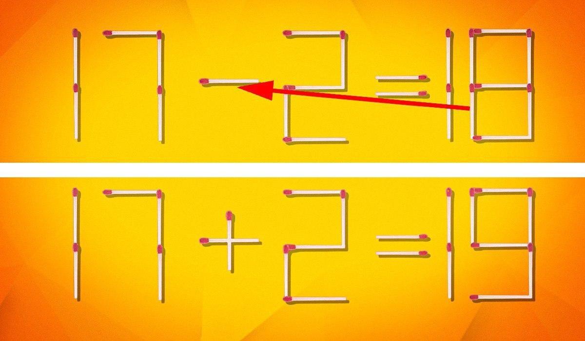 Куда переместить 1 спичку, чтобы равенство стало правильным: увлекательная головоломка