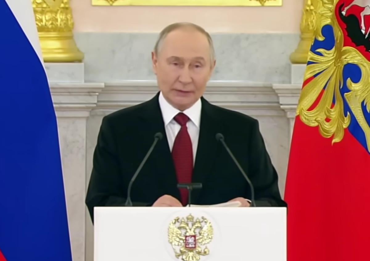 Путин нашел у Украины 'ядерный компонент' и цинично обвинил ее в срыве переговоров Путин нашел у Украины 'ядерный компонент' и цинично обвинил ее в срыве переговоров