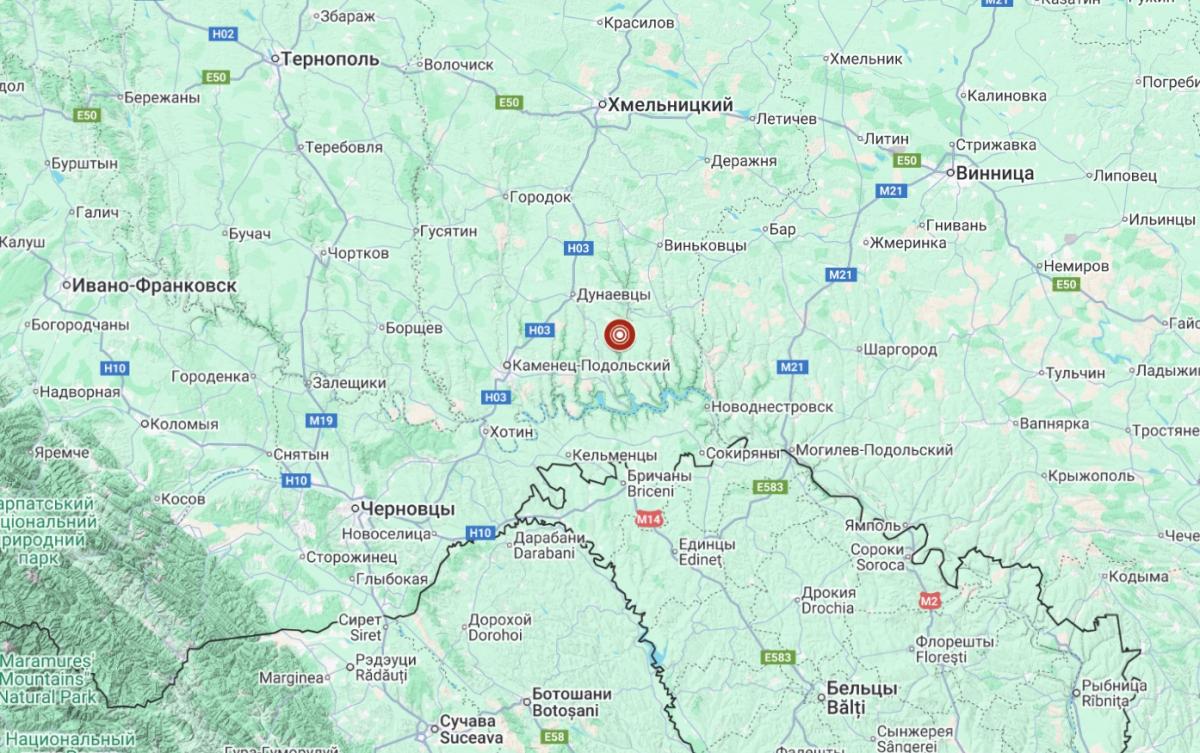 19 січня зранку в Україні стався землетрус (карта)