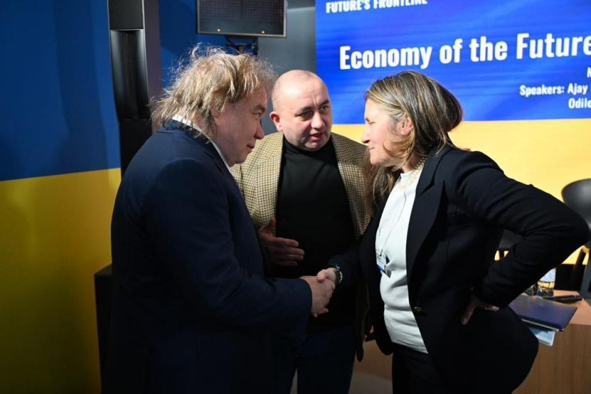 Сергей Тарасов в Давосе обсудил с Христеей Фриланд давление на украинский бизнес