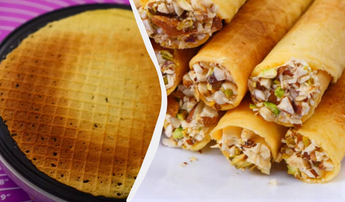 вафельные трубочки