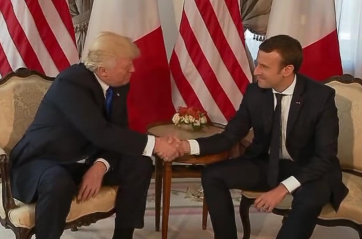 Макрон прокомментировал 'слив' Трампом их переписки