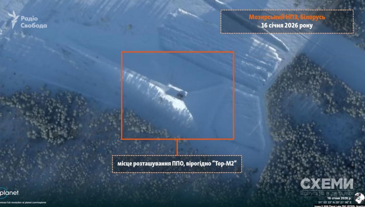 Біля кордону з Україною на білоруській нафтобазі встановили російську систему ППО, - ЗМІ