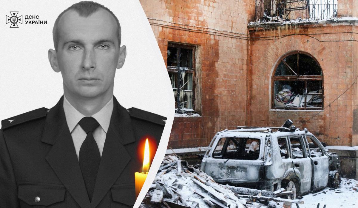 18 днів боровся за життя: помер рятувальник, який потрапив під повторний удар РФ в Києві