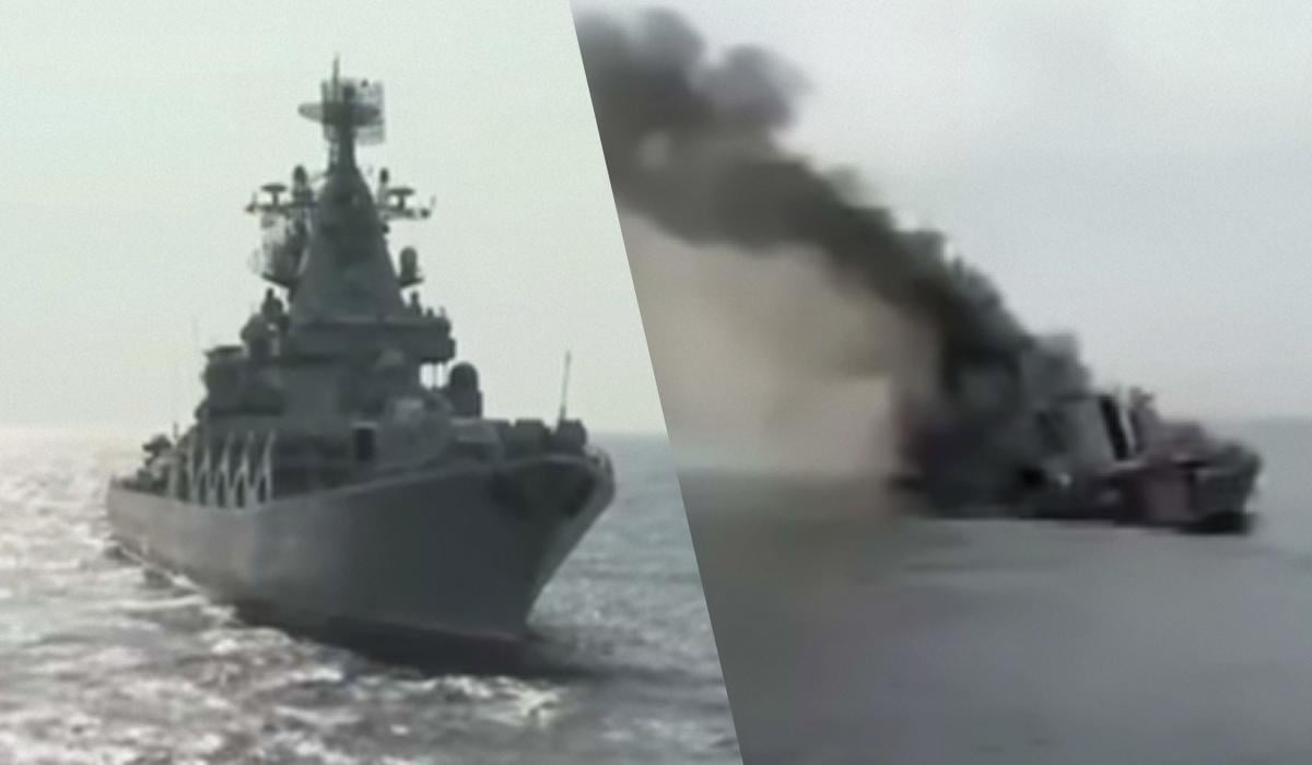 В РФ випадково визнали підтоплення крейсера 'Москва', але згодом видалили заяву, - CNN В РФ випадково визнали підтоплення крейсера 'Москва', але згодом видалили заяву, - CNN