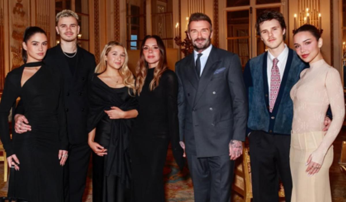 Семья Бекхэмов впервые появилась на публике после семейного скандала