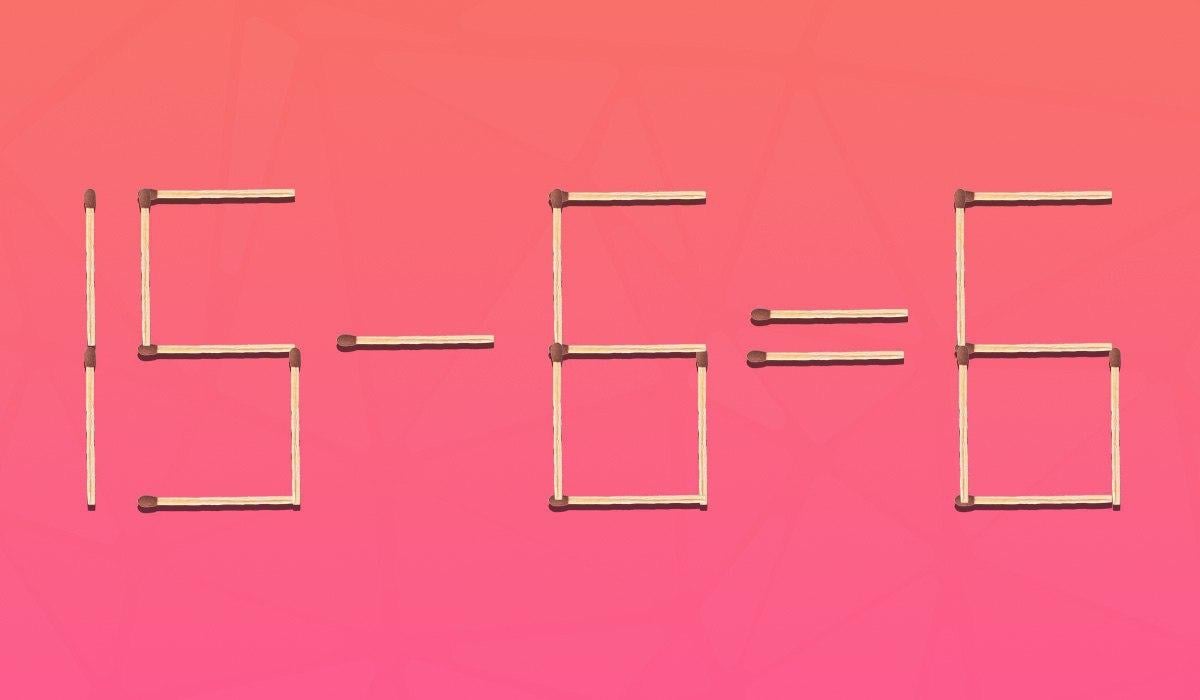 Нужно переместить только одну спичку, чтобы равенство стало правильным: сложная головоломка Нужно переместить только одну спичку, чтобы равенство стало правильным: сложная головоломка