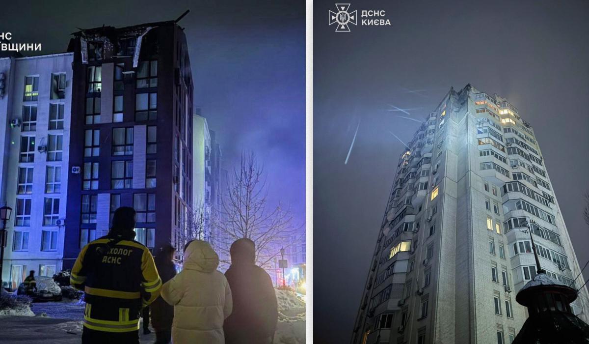 В Киевской области дрон попал в многоэтажку: погибла супружеская пара (фото)