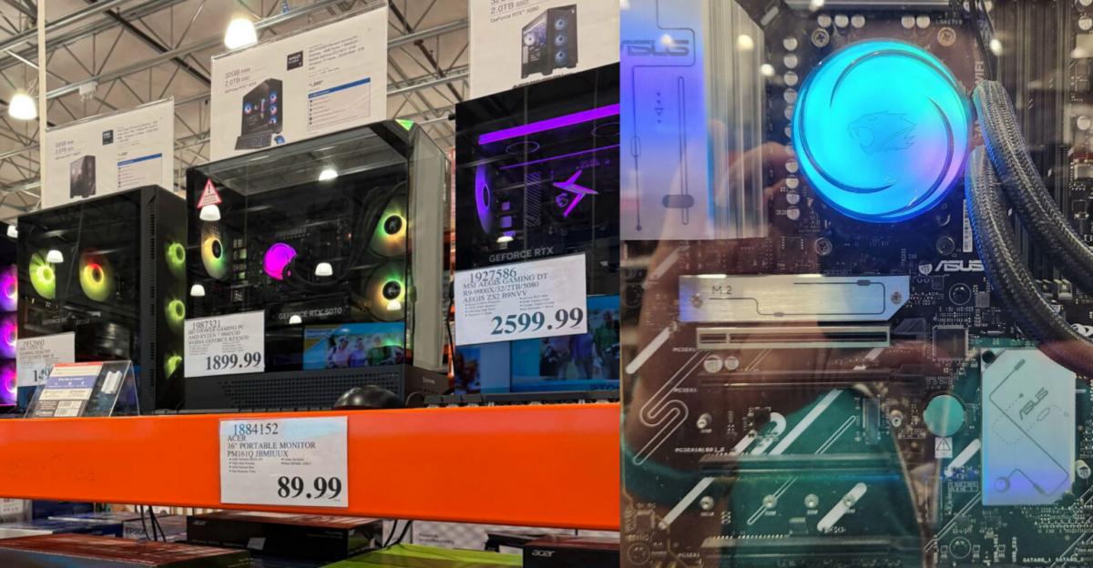 Компьютерные магазины убирают видеокарты и ОЗУ из витринных ПК из-за воровства