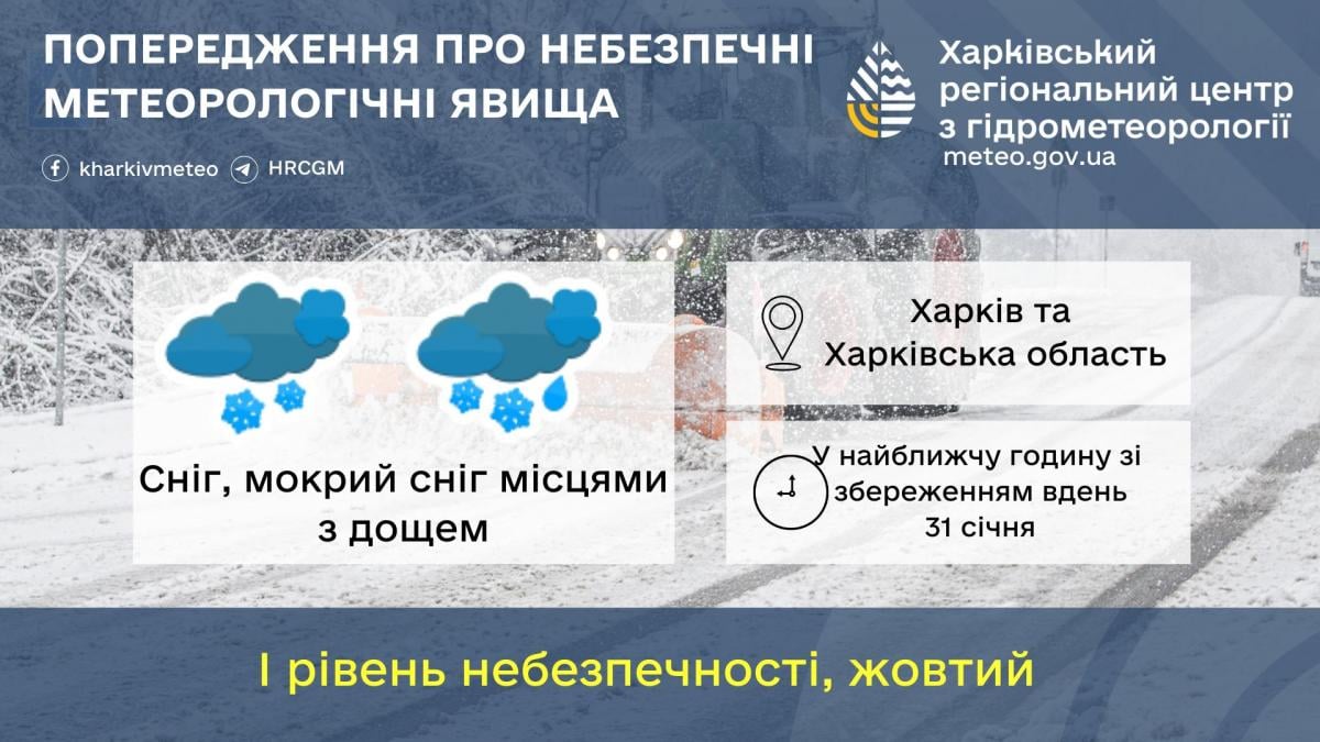 Зимняя стихия надвигается на Харьков: синоптики предупреждают об опасности (инфографика) Зимняя стихия надвигается на Харьков: синоптики предупреждают об опасности (инфографика)