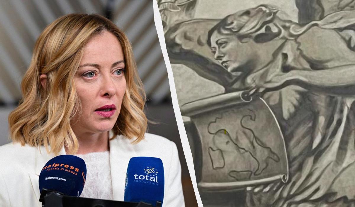 У римській церкві знайшли янгола, схожого на прем'єрку Мелоні, - ЗМІ