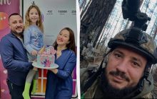 Карпа растрогала сеть расставанием дочери с отцом-военным (видео)