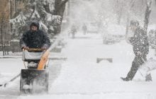 Снегопады и метели: украинцев предупредили о сложных погодных условиях 9 января (карта)