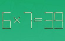 Нужно убрать 2 спички, чтобы равенство стало правильным: быстрый тест для проверки IQ