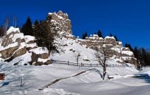 Зимова Тустань: казкові безлюдні краєвиди, але доїхати самостійно важко